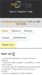 Mobile Screenshot of ezpcrecycling.com